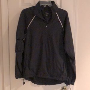 Izod men’s small nylon half zip jacket